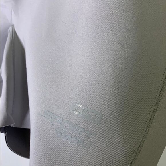 SKIMS NEW 4X Chrome Grey Sport Swim Mid Thigh Shorts - Picture 3 of 6